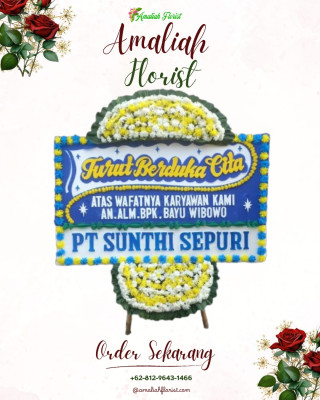 Papan Bunga Duka di Tewah Pupuh