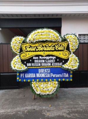 Papan Bunga Duka di Tewah Pupuh