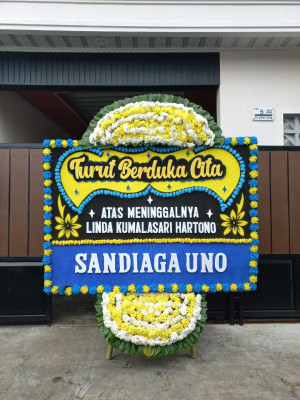 Papan Bunga Duka di Tewah Pupuh